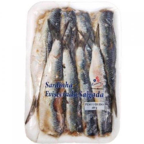 Sardinha Eviscerada Salgada Caixa 6,4kg